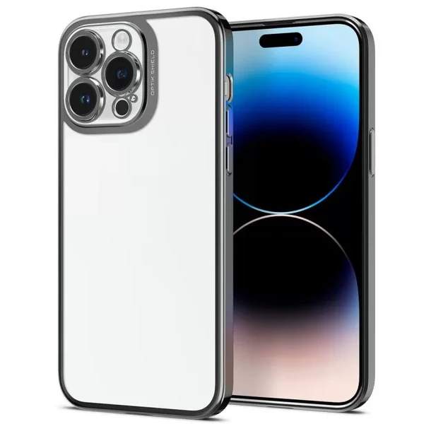 Захисний чохол Spigen Optik Crystal Chrome Grey для iPhone 14 Pro Max у Рівному