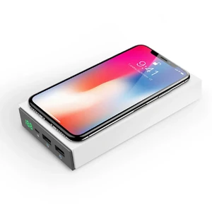 Повербанк з бездротовою зарядкою Vinsic Magic P8 White 12000mAh - Фото 3