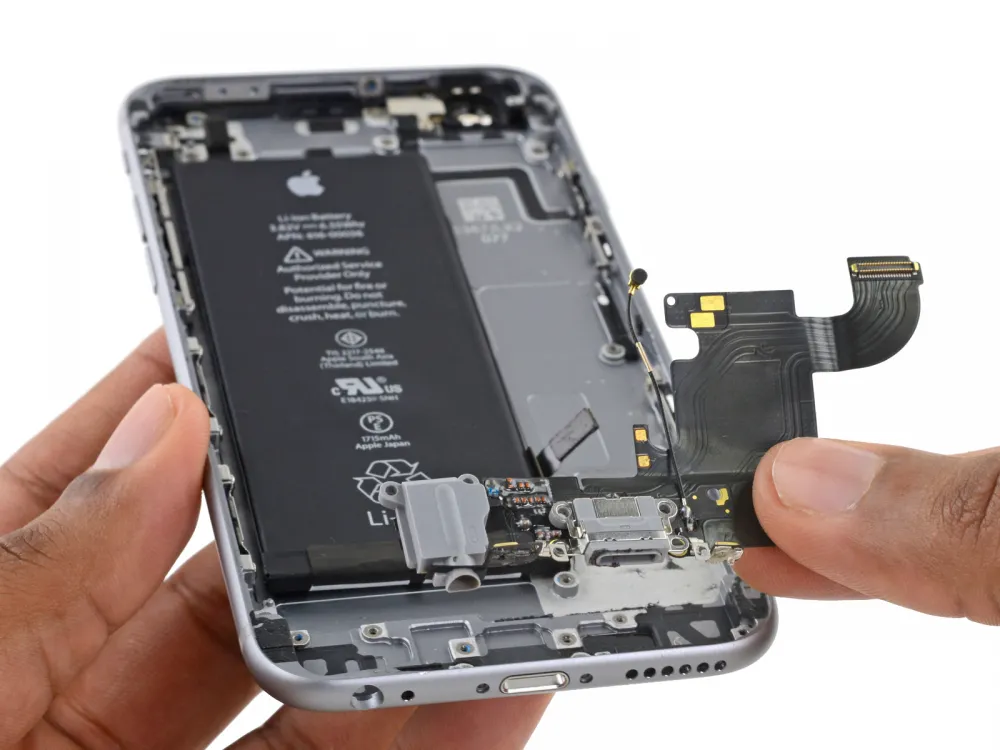 Ремонт разъема зарядки (синхронизации) iPhone 6