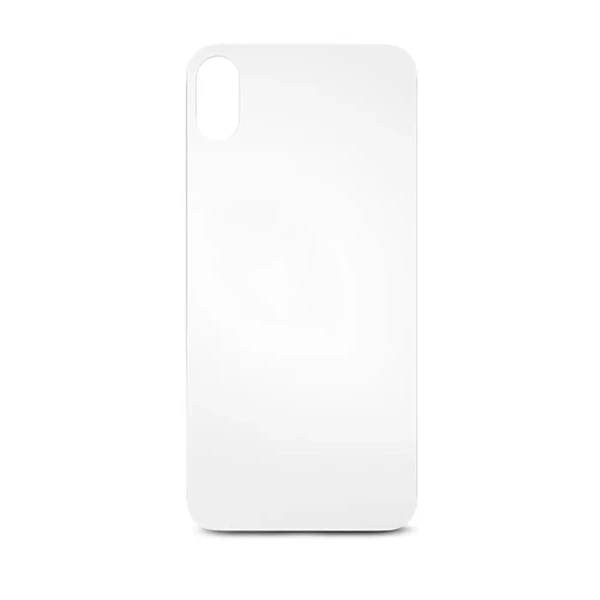 Защитное стекло на заднюю панель Baseus 3D Silk-Screen Back Glass 0.3mm White для iPhone X | XS