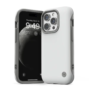 Противоударный чехол с MagSafe VRS Design Case Terra Guard Modern White для iPhone 15 Pro  - Фото 1