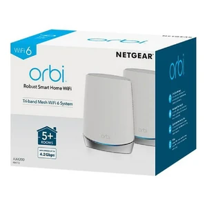 Wi-Fi Mesh система Netgear AX4200 Orbi Tri-Band WiFi 6 (2-pack) - Фото 3