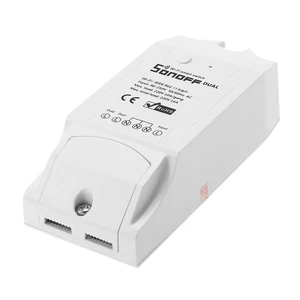 Беспроводное двухканальное Wi-Fi реле Sonoff HomeKit Dual R2 - Фото 4