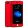Чехол с защитным стеклом Willnorn Norn One 360 Red для iPhone 7 Plus/8 Plus - Фото 2