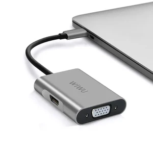 Алюмінієвий концентратор WIWU Apollo USB-C Hub Gray - Фото 2