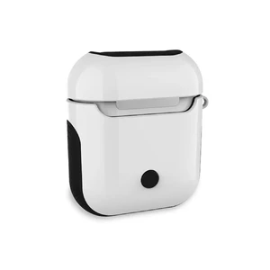 Пластиковий чохол з карабіном WIWU Armor White для Apple AirPods - Фото 2