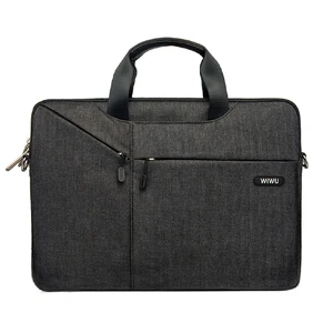 Нейлоновая сумка WIWU GearMax City Commuter Bag Black для MacBook Air 11" | 12" - Фото 2