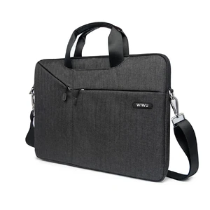 Нейлоновая сумка WIWU GearMax City Commuter Bag Black для MacBook Pro 16" | Pro 15" - Фото 5