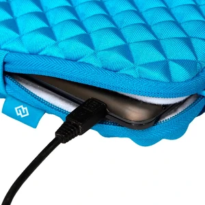 Влагозащитный чехол-сумка WIWU GearMax Diamond Sleeve Blue для MacBook 12" | Air 11" - Фото 6