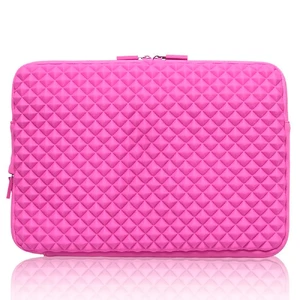 Влагозащитный чехол-сумка WIWU GearMax Diamond Sleeve Pink для MacBook 12" | Air 11" - Фото 6