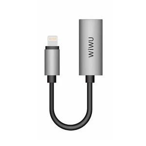 Переходник WIWU LT01 Lightning Audio Adapter Grey - Фото 2