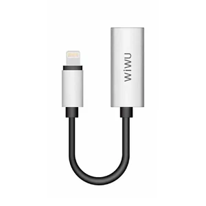Перехідник WIWU LT01 Lightning Audio Adapter Silver - Фото 2