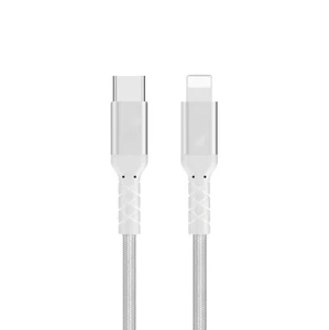 Нейлоновий кабель WIWU WP101 Type-C to Lightning Grey