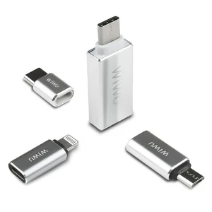 Набір адаптерів WIWU OTG (4 Pack) Grey