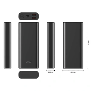 Повербанк WIWU Quantas JC-06 Power Bank Black 20000mAh - Фото 2