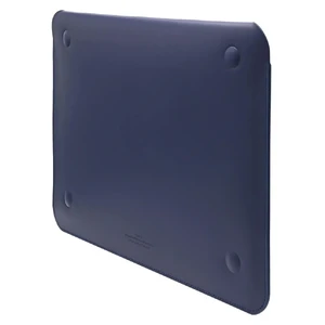 Чехол-папка WIWU Skin Pro 2 Leather Sleeve для MacBook Air 13" (2018-2024) | Pro 13" (2016-2022) Navy Blue - Фото 3