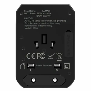 Универсальное зарядное устройство для путешествий WIWU UA301 Universal Travel Adapter - Фото 3
