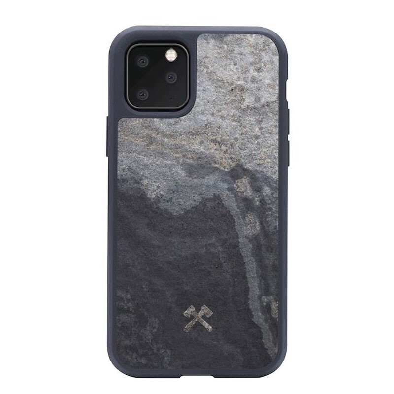 Чехол из натурального камня Woodcessories Bumper Case Stone Camo Gray для iPhone 11 Pro Max