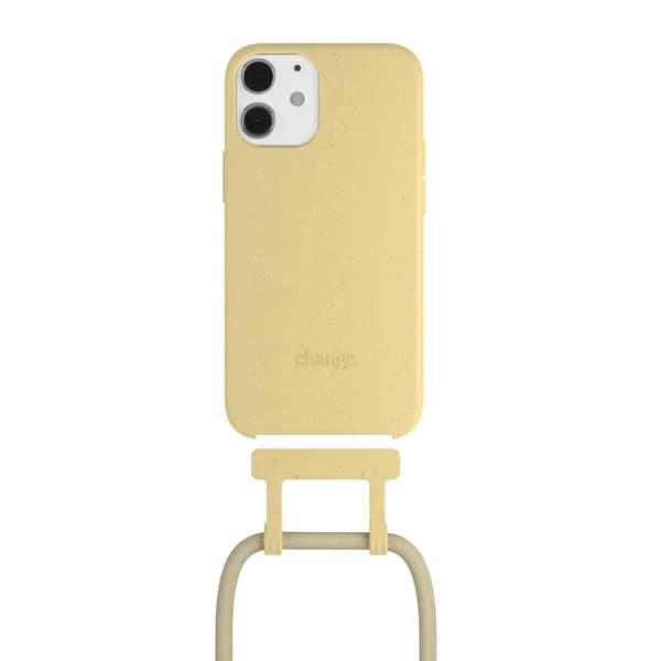 Чохол Woodcessories Necklace Bio AM Citrus Yellow для iPhone 12 mini у Вінниці