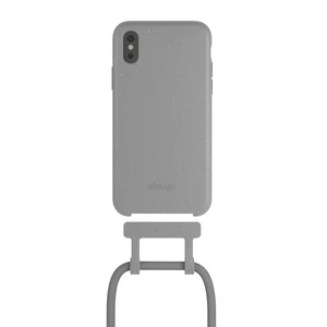 Чехол Woodcessories Necklace Bio AM Cool Grey для iPhone XS cha007 - Фото 1