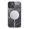 Чехол из натурального камня Woodcessories Bumper Case Camo Grey MagSafe для iPhone 13 mini sto075 - Фото 1
