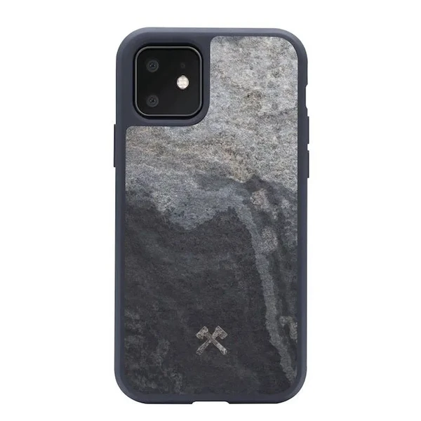 Чохол з натурального каменю Woodcessories Bumper Case Stone Camo Gray для iPhone 11 у Вінниці