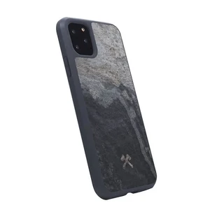 Чехол из натурального камня Woodcessories Bumper Case Stone Camo Gray для iPhone 11 - Фото 2