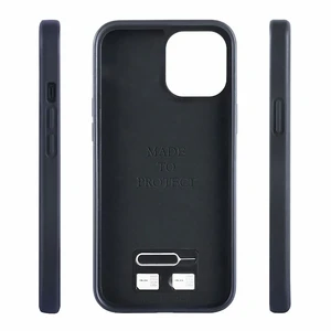Чехол из натурального камня Woodcessories Bumper Case Stone Camo Gray для iPhone 12 mini - Фото 3
