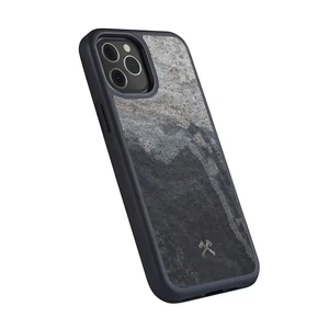 Чехол из натурального камня Woodcessories Bumper Case Stone Camo Gray для iPhone 12 | 12 Pro - Фото 2