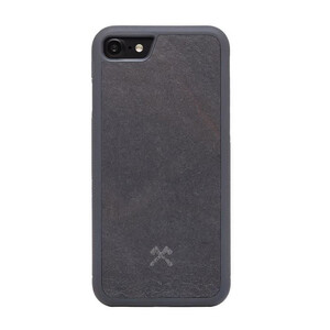 Купить Чехол из натурального камня Woodcessories Bumper Case Stone Volcano Black для iPhone 7 | 8 | SE 2020