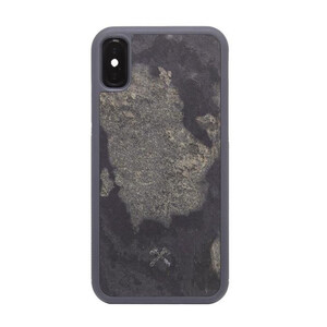 Купить Чехол из натурального камня Woodcessories Bumper Case Stone Camo Gray для iPhone XS Max
