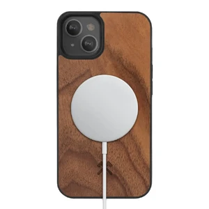 Дерев'яний чохол Woodcessories Bumper Case Walnut MagSafe для iPhone 13 mini