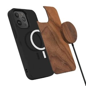 Дерев'яний чохол Woodcessories Bumper Case Walnut MagSafe для iPhone 13 Pro Max - Фото 2
