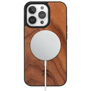 Дерев'яний чохол Woodcessories Bumper Case with MagSafe Walnut для iPhone 14 Pro