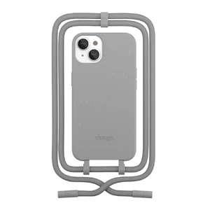 Купить Эко-чехол со шнурком Woodcessories Crossbody Case Cool Grey для iPhone 14 Plus