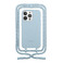 Эко-чехол с ремешком Woodcessories Crossbody Case Pastel Blue для iPhone 13 Pro