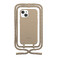 Эко-чехол Woodcessories Crossbody Case Taupe Brown для iPhone 13 mini