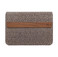 Тканевый чехол Woodcessories EcoPouch Walnut | Brown Wool для MacBook Air 11" | Air 13" | Pro 13"  - Фото 1
