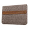 Тканевый чехол Woodcessories EcoPouch Walnut | Brown Wool для MacBook Air 11" | Air 13" | Pro 13" - Фото 2