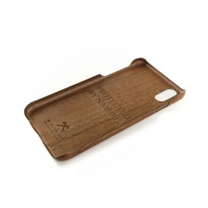 Дерев'яний чохол Woodcessories Ultra Slim Case Walnut для iPhone X | XS - Фото 2