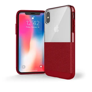 Чехол X-Doria Dash Red Leather для iPhone XS Max  - Фото 1