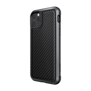 Протиударний чохол X-Doria Defense LUX Black Carbon для iPhone 11 Pro - Фото 2
