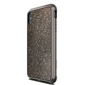 Протиударний чохол X-Doria Defense Lux Dark Glitter для iPhone XS Max - Фото 2