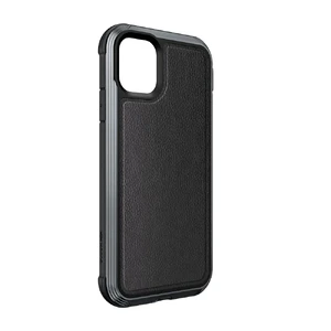 Протиударний чохол X-Doria Defense Lux Black Leather для iPhone 11 - Фото 3