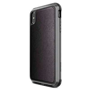 Противоударный чехол X-Doria Defense Lux Black Leather для iPhone XS Max - Фото 2