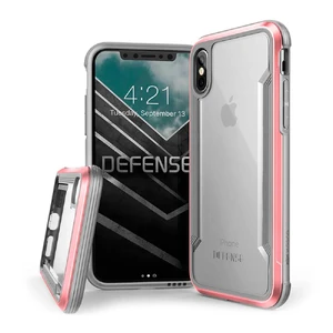 Протиударний чохол X-Doria Defense Shield Rose Gold для iPhone X | XS  - Фото 1