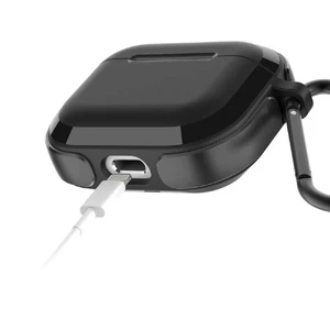 Противоударный чехол с карабином X-Doria Defense Trek Black для AirPods 3 - Фото 3