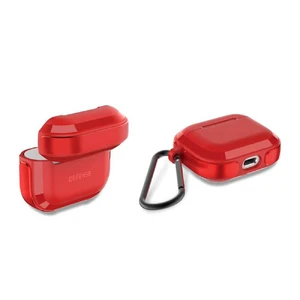 Противоударный чехол с карабином X-Doria Defense Trek Red для AirPods 3 - Фото 2