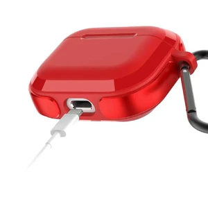 Противоударный чехол с карабином X-Doria Defense Trek Red для AirPods 3 - Фото 3