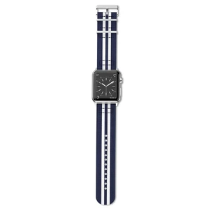 Нейлоновый ремешок X-Doria Field Band Blue | White для Apple Watch 41mm | 40mm | 38mm - Фото 2